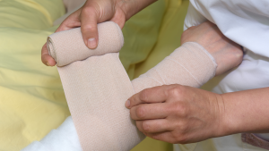 Photo of bandaged arm