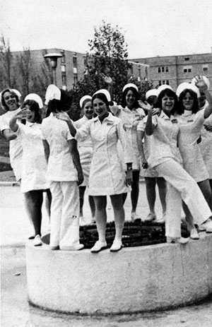 Historic photo of nurses