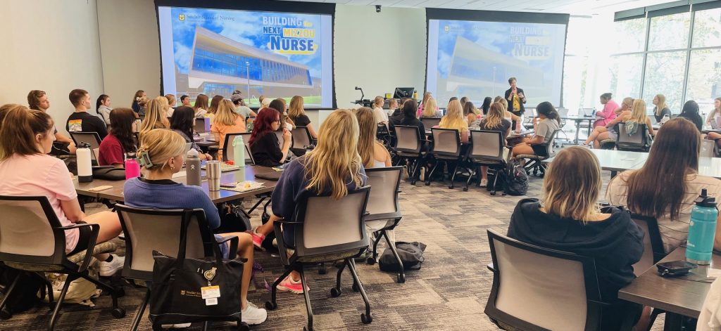 Interior Photos of the new Sinclair School of Nursing