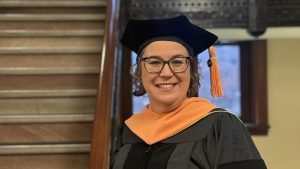 Michele Herndon graduated last week with her Doctor of Nursing Practice (DNP) at the Sinclair School of Nursing. Long before she walked across the stage at Jesse Auditorium, she dedicated her life to transforming health care systems and improving patient outcomes. Michele’s story is one of resilience, innovation and honoring her son Mitchell’s legacy.