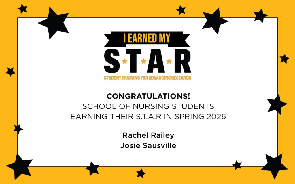 Congratulating STAR recipients for Spring 2026.